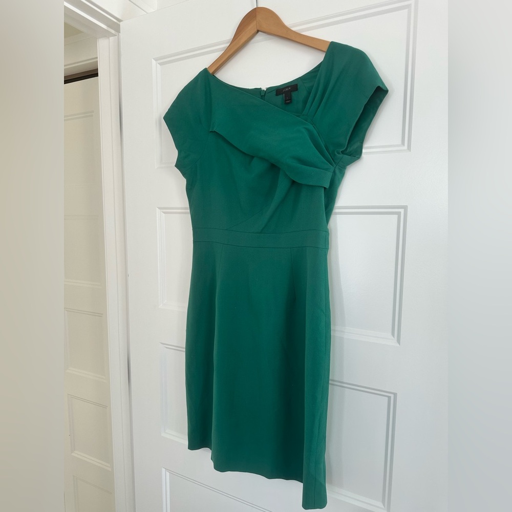 J. Crew Classy & Elegant Green Dress
